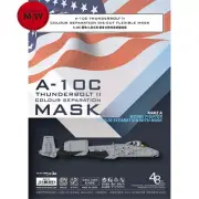 1/48 A-10C Thunderbolt II Color Separation Mask for Academy 12348/G.W.H L4829