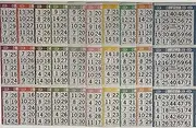 The Ticket Gurus Bingo Paper Game Cards - 3 Cards - 10 Sheets - 100 Books