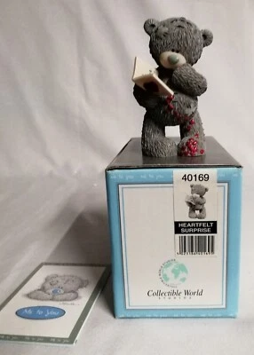 Me To You -40169- "HEARTFELT SURPRISE" Collectible Tatty Teddy Bear Figurine.