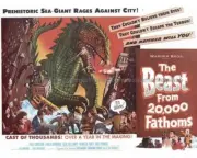 1953 The Beast from 20,000 Fathoms movie poster 8x10" print home signs