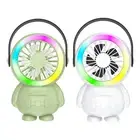 Astronaut Mini Fan USB Rechargeable Cooling Personal Fan Handheld Electric Fan