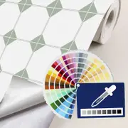 [Namly Design] Contact Paper - Geometric Pattern / Choose Your Own Color / Peel and Stick