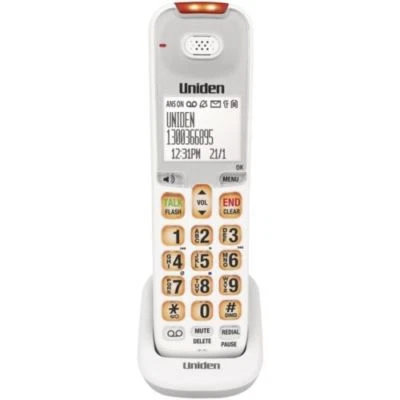UNIDEN SSE07 WHITE OPTIONAL DIGITAL CORDLESS HANDSET SUITS SSE45 SSE47