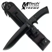 MTech USA Xtreme MX-8090BK 13" Black Tactical Fixed Blade Knife Hunting Camping