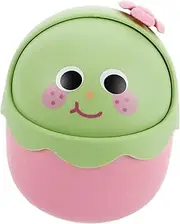 JOINPAYA Mini Desktop Trash Can Boys and Girls Room Strawberry Bin Decorative Wastebasket for Small Spaces