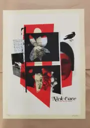 Nick Cave and The Bad Seeds 2012 Silkscreen Poster 2012 Art Aesthetic Apparatus