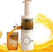120W Fully Automatic Juicer,Powerful Masticating Juicer,1.36KG 500ML Juice Residue Separation Juicer,Juicers Whole Fruit and Vegetable,Easy to Clean,Low Noise,for Processing Fruits and Vegetables