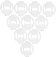 iplusmile Power Cord Clips for Outdoor Lighting 100pcs String Light Hangers Secure Grip for Easy Installation