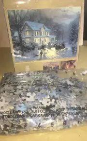 2014 Thomas Kinkade Home For The Holidays 1000 Piece Puzzle Ceaco Unopened Bag