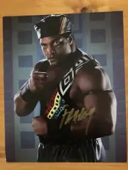 FAROOQ! RON SIMMONS! WWF WWE Hand Signed 8x10 Photo! Rare! LJN Hasbro