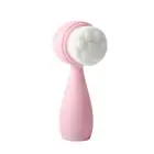 Face Brush Grasp Comfortable Acne Reducing Manual Wash Face Cleanser Brush Abs