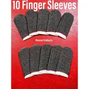 10 Pcs Finger Sleeve For Mobile Gaming & Touchscreen Devices iPad iPhone Tablet