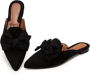 [Rilista] Mules for Women Slip On Comfortable Pointed Toe Womens Loafers Women's Flats for Women's Mules & Clogs
