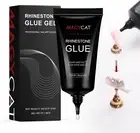 Rhinestone Glue for Nails 30ML Super Strong Adhesive NO Wipe Gel Nail Glue for R