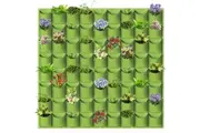 72 Pockets Wall Hanging Planter Planting Grow Bag Vertical Garden Vegetable Flower Green