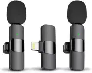 Wireless Lavalier Microphone for iphone Audio Video Recording Mic Vlog YouTube