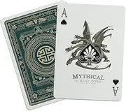 Gent Supply Bicycle Mythical Creatures Playing Cards