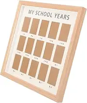 Kisangel Growth Commemorative Photo Frame Durable School Year Collage Display Holder Picture Decoration for Home Gallery present