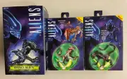 NECA Aliens Kenner Retro : Rhino, Panther & Night Cougar Alien 7" Figures MIB