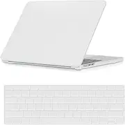 Laptop Cover Case Compatible with MacBook Pro 14 inch case Model M1 A2442/A2779 M2 Pro/Max Chip Released in 2021/2023 with Touch ID, Colorful Matt Protective Hard Shell Case & Keyboard Cover, Clear