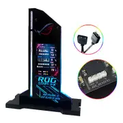 2.4" LCD VGA Holder Metal Graphic Video Card Bracket RGB CPU RAM Monitor Stand