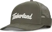 Timberland Trucker Hat for Men - Durable Cotton Twill, Adjustable Snapback Cap