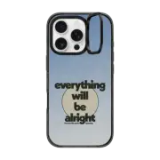 iPhone 16 Pro Impact Ring Stand Case MagSafe Compatible Everything Will Be Alright by Niko Mukelyan