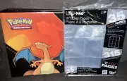 Ultra PROPokèmon TCG Charizard 2" 3-Ring Binder + 35 UP 9-Pocket Pages