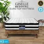 Giselle Bedding 34cm Mattress King Single Bed Pocket Spring Euro Top Medium Firm