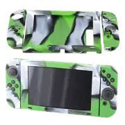 Silicone Cover For Switch Console Joy Con Skin Case Black and Green