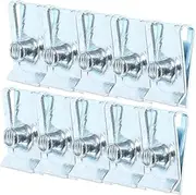 EXAOMBLE 10pcs Manganese Steel U Nut Fasteners Durable Spire U Clips for Motorcycle Bodywork Panel Easy Installation for and Bumper Applications