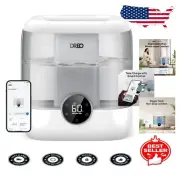 60 Hour Runtime Quiet Humidifier for Bedroom and Nursery - Smart Control Inside