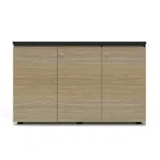 Cupboard Swing 3 Door Natural Oak 1500X450X730Mm