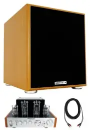Rockville BluTube WD Bluetooth Tube Amplifier/Home Stereo Receiver+10" Subwoofer