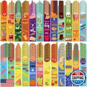 Geyee 216 Pcs Fruit Scented Bookmarks Scratch and Sniff Bookmarks Fun Classro