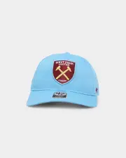 [47 Brand] 47 Brand West Ham United Fc Raised Basic 47 Mvp Snapback Columbia Blue - Size ONE ONE Columbia Blue
