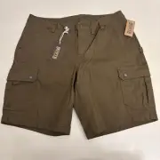 Duluth Trading Shorts Curvesetter Waistband Flex Fire hose Cargo Size 16