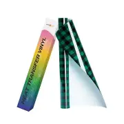 HTVRONT Christmas HTV Vinyl Rolls Heat Transfer Vinyl - 12" x 8ft Buffalo Pla...