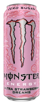 MONSTER ULTRA STRAWBERRY DREAMS Zero Sugar Energy Drink Lemonade 500ml