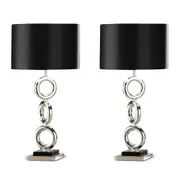 SOGA 2x Simple Industrial Style Table Lamp Metal Base Desk Lamp