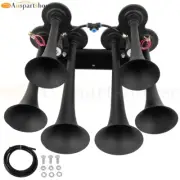 For Ford Chevy Ram Toyota 6 Trumpet Train Air Horn Kit Electric Truck Pickup