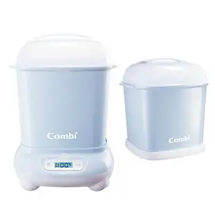 【愛吾兒】Combi 康貝 Pro 360 PLUS高效消毒烘乾鍋+奶瓶保管箱 - 靜謐藍