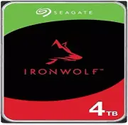 Seagate Compatible Ironwolf ST4000VN006 - Festplatte - 4 TB - SATA 6Gb/S,Noir