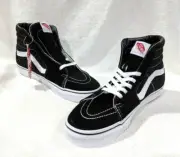 Vans Unisex SK8 Black/White Hi Top Sneakers - Size 9.5M-11W NWB
