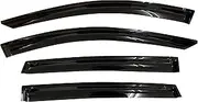 YW AUTO Window Visor Deflectors Rain Guard Compatible with 2024-on Subaru Crosstrek