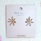 KATE SPADE NEW YORK SNOW DAY SNOWFLAKE STUD EARRINGS NWT