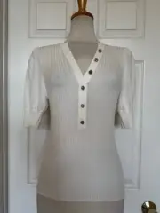 WHITE HOUSE BLACK MARKET stretchy top size S