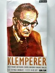 KLEMPERER: BACH MOZART BEETHOVEN CHOPIN BRUCKNER...BOOKLET+4-CD SET NEW SEALED