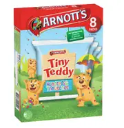 Arnotts Tiny Teddy Hundreds & Thousands Multipack Biscuits 8 Pack