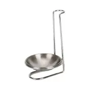 Stainless Steel Spoon Rest Lid Holder Vertical Stand Storage Rack Cookware Organ